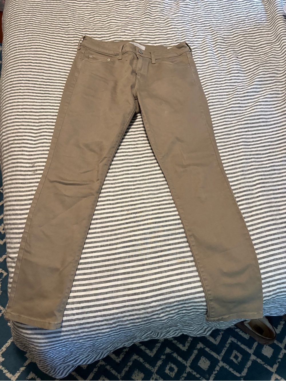 PacSun Men's Slim Straight Jeans in Tan
